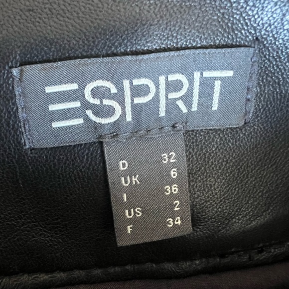 ESPRIT Lambskin Leather Skirt - Picture 5 of 5